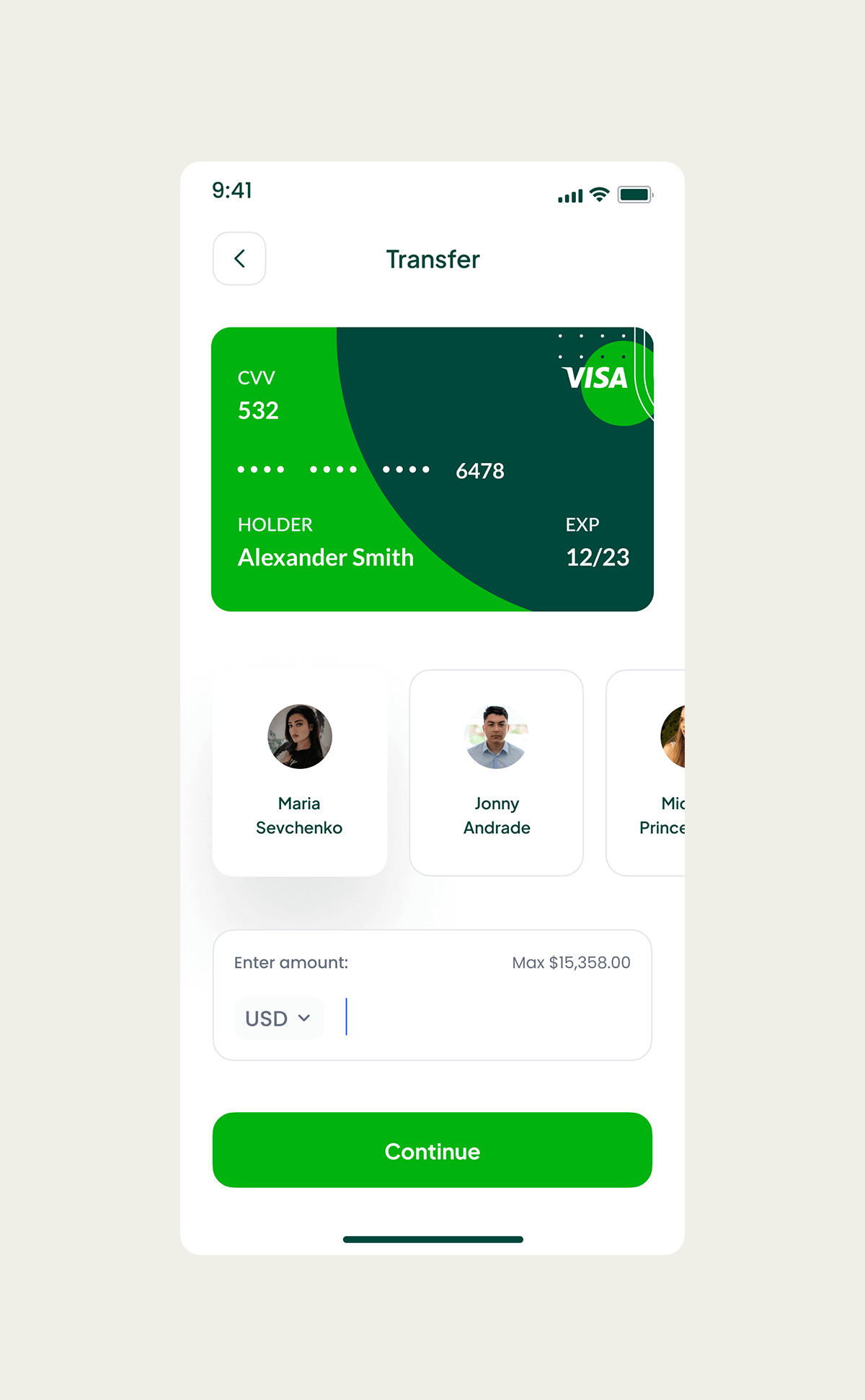 Portfolio example: Library