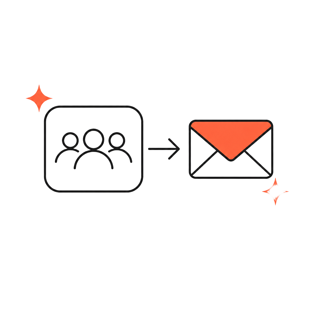 Dale segments and automated campaigns illustration
